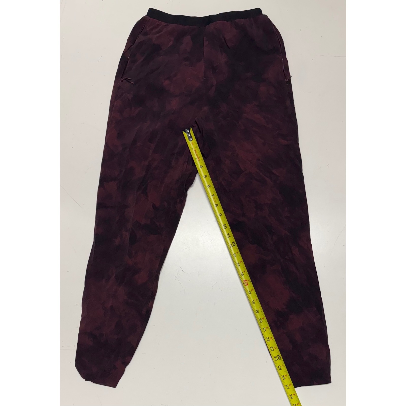 Lululemon Run State Jogger Diamond Dye Cassis Black Mens Small Lm5al2s
